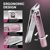 image:imageMelodySusie Nail Clippers Set 4 in 1 Ultra Sharp Toenail Clippers with Glass Nail File Cuticle Scissors Stainless Steel Nail Clippers for Women Fingernail Clipper Cutter Manicure Set Gifts PinkPink 4 in 1