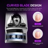 image:imageMelodySusie Nail Clippers Set 4 in 1 Ultra Sharp Toenail Clippers with Glass Nail File Cuticle Scissors Stainless Steel Nail Clippers for Women Fingernail Clipper Cutter Manicure Set Gifts PinkPurple 2 in 1