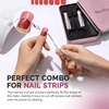 image:imageMelodySusie Nail Clippers Set 4 in 1 Ultra Sharp Toenail Clippers with Glass Nail File Cuticle Scissors Stainless Steel Nail Clippers for Women Fingernail Clipper Cutter Manicure Set Gifts PinkPink 4 in 1