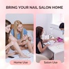 image:imageMelodySusie Nail Clippers for Acrylic Nails White Adjustable Stainless Steel Acrylic Nail Clippers Professional Rotary Nail Cutter for False Nail Tips Manicure Nail Salon ToolWhite
