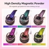 image:imageMelodySusie Nail Magnet Set 12PCS Cat Eye Gel Nail Polish Magnets Square Round Double Ended Magnet Stick Cat Eye Magnet for Nails Strong Magnetic Nail Polish Magnets Nail Design Tools9D Chameleon