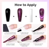 image:imageMelodySusie Nail Magnet Set 12PCS Cat Eye Gel Nail Polish Magnets Square Round Double Ended Magnet Stick Cat Eye Magnet for Nails Strong Magnetic Nail Polish Magnets Nail Design ToolsChameleon