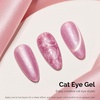 image:imageMelodySusie Nail Magnet Set 12PCS Cat Eye Gel Nail Polish Magnets Square Round Double Ended Magnet Stick Cat Eye Magnet for Nails Strong Magnetic Nail Polish Magnets Nail Design ToolsA1603 Pearl Bubblegum Pink