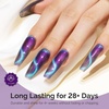 image:imageMelodySusie Nail Magnet Set 12PCS Cat Eye Gel Nail Polish Magnets Square Round Double Ended Magnet Stick Cat Eye Magnet for Nails Strong Magnetic Nail Polish Magnets Nail Design Tools9D Chameleon Blue 1702