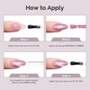 image:imageMelodySusie Nail Magnet Set 12PCS Cat Eye Gel Nail Polish Magnets Square Round Double Ended Magnet Stick Cat Eye Magnet for Nails Strong Magnetic Nail Polish Magnets Nail Design ToolsStarry Light Pink 1703