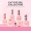 image:imageMelodySusie Nail Magnet Set 12PCS Cat Eye Gel Nail Polish Magnets Square Round Double Ended Magnet Stick Cat Eye Magnet for Nails Strong Magnetic Nail Polish Magnets Nail Design ToolsMist Pink