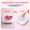 image:imageMelodySusie OrangePink Nail Art Dusting Brush Dust Collector Blush amp Powder Makeup Brush Acrylic Nail ToolOrangepink