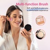 image:imageMelodySusie OrangePink Nail Art Dusting Brush Dust Collector Blush amp Powder Makeup Brush Acrylic Nail ToolOrangepink