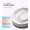 image:imageMelodySusie PocketSized Nail Dust Collector with Lightweight DesignHProA 6000RPM UltraSmall Nail Vacuum Fan with 3 Suction Modes and 30 Disposable Filter Papers for Beginner amp Daily Nail CareWhitePurple