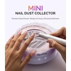 image:imageMelodySusie PocketSized Nail Dust Collector with Lightweight DesignHProA 6000RPM UltraSmall Nail Vacuum Fan with 3 Suction Modes and 30 Disposable Filter Papers for Beginner amp Daily Nail CareWhitePurple