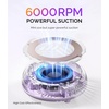 image:imageMelodySusie PocketSized Nail Dust Collector with Lightweight DesignHProA 6000RPM UltraSmall Nail Vacuum Fan with 3 Suction Modes and 30 Disposable Filter Papers for Beginner amp Daily Nail CareWhitePurple