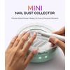 image:imageMelodySusie PocketSized Nail Dust Collector with Lightweight DesignHProA 6000RPM UltraSmall Nail Vacuum Fan with 3 Suction Modes and 30 Disposable Filter Papers for Beginner amp Daily Nail CareWhiteGreen
