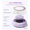image:imageMelodySusie PocketSized Nail Dust Collector with Lightweight DesignHProA 6000RPM UltraSmall Nail Vacuum Fan with 3 Suction Modes and 30 Disposable Filter Papers for Beginner amp Daily Nail CareWhitePurple