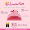 image:imageMelodySusie Portable Kids Nail Dryer Mini Nail Fan Quick Nail Dryer for Water Based Regular Kids Nail Polish Manicure ToolSafe for Hands SkinChildrens Gift Great Gift Stocking Stuffers for Girls