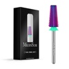 image:imageMelodySusie Professional 5 in 1 Nail Drill Bits 332 Carbide Tungsten Multifunction Bits Suitable for Manicure Pedicure Cuticle Gel Polishing Technicians Bits Purple Series BitM MediumPurpleStraight Cut