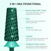 image:imageMelodySusie Professional 5 in 1 Nail Drill Bits 332 Carbide Tungsten Multifunction Bits Suitable for Manicure Pedicure Cuticle Gel Polishing Technicians Bits Purple Series BitM MediumGreenSuper Cut Cross