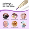 image:imageMelodySusie Professional 5 in 1 Nail Drill Bits 332 Carbide Tungsten Multifunction Bits Suitable for Manicure Pedicure Cuticle Gel Polishing Technicians Bits Purple Series BitM MediumPurpleSuper Cut Cross