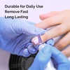 image:imageMelodySusie Professional 5 in 1 Nail Drill Bits 332 Carbide Tungsten Multifunction Bits Suitable for Manicure Pedicure Cuticle Gel Polishing Technicians Bits Purple Series BitM MediumPurple