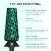 image:imageMelodySusie Professional 5 in 1 Nail Drill Bits 332 Carbide Tungsten Multifunction Bits Suitable for Manicure Pedicure Cuticle Gel Polishing Technicians Bits Purple Series BitM MediumGreenSuper Cut Cross