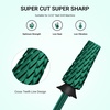 image:imageMelodySusie Professional 5 in 1 Nail Drill Bits 332 Carbide Tungsten Multifunction Bits Suitable for Manicure Pedicure Cuticle Gel Polishing Technicians Bits Purple Series BitM MediumGreenSuper Cut Cross