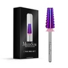 image:imageMelodySusie Professional 5 in 1 Nail Drill Bits 332 Carbide Tungsten Multifunction Bits Suitable for Manicure Pedicure Cuticle Gel Polishing Technicians Bits Purple Series BitM MediumPurpleStraight Cut