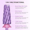image:imageMelodySusie Professional 5 in 1 Nail Drill Bits 332 Carbide Tungsten Multifunction Bits Suitable for Manicure Pedicure Cuticle Gel Polishing Technicians Bits Purple Series BitM MediumPurpleSuper Cut Cross