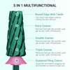 image:imageMelodySusie Professional 5 in 1 Nail Drill Bits 332 Carbide Tungsten Multifunction Bits Suitable for Manicure Pedicure Cuticle Gel Polishing Technicians Bits Purple Series BitM MediumGreenSuper Cut Cross