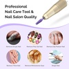 image:imageMelodySusie Professional 5 in 1 Nail Drill Bits 332 Carbide Tungsten Multifunction Bits Suitable for Manicure Pedicure Cuticle Gel Polishing Technicians Bits Purple Series BitM MediumPurple