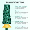 image:imageMelodySusie Professional 5 in 1 Nail Drill Bits 332 Carbide Tungsten Multifunction Bits Suitable for Manicure Pedicure Cuticle Gel Polishing Technicians Bits Purple Series BitM MediumGreenSuper Cut Cross