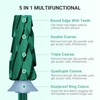 image:imageMelodySusie Professional 5 in 1 Nail Drill Bits 332 Carbide Tungsten Multifunction Bits Suitable for Manicure Pedicure Cuticle Gel Polishing Technicians Bits Purple Series BitM MediumGreenSuper Cut Cross