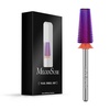 image:imageMelodySusie Professional 5 in 1 Nail Drill Bits 332 Carbide Tungsten Multifunction Bits Suitable for Manicure Pedicure Cuticle Gel Polishing Technicians Bits Purple Series BitM MediumPurpleStraight Cut