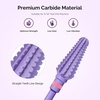 image:imageMelodySusie Professional Tornado Nail Drill Bits 332 Carbide Tungsten Multifunction Bits Suitable for Manicure Pedicure Cuticle Gel Polishing Salon Bits Purple Series BitX FinePurple