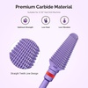 image:imageMelodySusie Professional Tornado Nail Drill Bits 332 Carbide Tungsten Multifunction Bits Suitable for Manicure Pedicure Cuticle Gel Polishing Salon Bits Purple Series BitX FinePurple