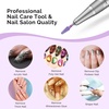 image:imageMelodySusie Professional Tornado Nail Drill Bits 332 Carbide Tungsten Multifunction Bits Suitable for Manicure Pedicure Cuticle Gel Polishing Salon Bits Purple Series BitX FinePurple