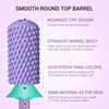 image:imageMelodySusie Safety Nail Drill Bits 332 Smooth Round Top Large Barrel Carbide Bits Suitable for Manicure Pedicure Cuticle Gel Polishing Beginners Bits Rose Gold Series BitS FineMacaron Purple