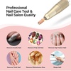 image:imageMelodySusie Safety Nail Drill Bits 332 Smooth Round Top Large Barrel Carbide Bits Suitable for Manicure Pedicure Cuticle Gel Polishing Beginners Bits Rose Gold Series BitS FineCrystal Rose Gold