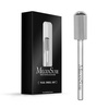 image:imageMelodySusie Safety Nail Drill Bits 332 Smooth Round Top Large Barrel Carbide Bits Suitable for Manicure Pedicure Cuticle Gel Polishing Beginners Bits Rose Gold Series BitS FineSilver