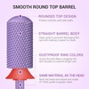 image:imageMelodySusie Safety Nail Drill Bits 332 Smooth Round Top Large Barrel Carbide Bits Suitable for Manicure Pedicure Cuticle Gel Polishing Beginners Bits Rose Gold Series BitS FineMacaron Purple