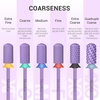image:imageMelodySusie Safety Nail Drill Bits 332 Smooth Round Top Large Barrel Carbide Bits Suitable for Manicure Pedicure Cuticle Gel Polishing Beginners Bits Rose Gold Series BitS FineMacaron Purple