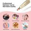 image:imageMelodySusie Safety Nail Drill Bits 332 Smooth Round Top Large Barrel Carbide Bits Suitable for Manicure Pedicure Cuticle Gel Polishing Beginners Bits Rose Gold Series BitS FineCrystal Rose Gold