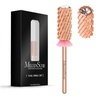 image:imageMelodySusie Safety Nail Drill Bits 332 Smooth Round Top Large Barrel Carbide Bits Suitable for Manicure Pedicure Cuticle Gel Polishing Beginners Bits Rose Gold Series BitS FineCrystal Rose Gold