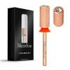 image:imageMelodySusie Safety Nail Drill Bits 332 Smooth Round Top Large Barrel Carbide Bits Suitable for Manicure Pedicure Cuticle Gel Polishing Beginners Bits Rose Gold Series BitS FineCrystal Rose Gold