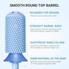 image:imageMelodySusie Safety Nail Drill Bits 332 Smooth Round Top Large Barrel Carbide Bits Suitable for Manicure Pedicure Cuticle Gel Polishing Beginners Bits Rose Gold Series BitS FineLight Blue