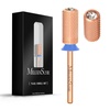 image:imageMelodySusie Safety Nail Drill Bits 332 Smooth Round Top Large Barrel Carbide Bits Suitable for Manicure Pedicure Cuticle Gel Polishing Beginners Bits Rose Gold Series BitS FineCrystal Rose Gold