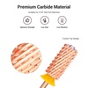 image:imageMelodySusie Safety Nail Drill Bits 332 Smooth Round Top Large Barrel Carbide Bits Suitable for Manicure Pedicure Cuticle Gel Polishing Beginners Bits Rose Gold Series BitS FineCrystal Rose Gold