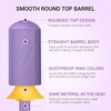 image:imageMelodySusie Safety Nail Drill Bits 332 Smooth Round Top Large Barrel Carbide Bits Suitable for Manicure Pedicure Cuticle Gel Polishing Beginners Bits Rose Gold Series BitS FineMacaron Purple