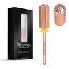 image:imageMelodySusie Safety Nail Drill Bits 332 Smooth Round Top Large Barrel Carbide Bits Suitable for Manicure Pedicure Cuticle Gel Polishing Beginners Bits Rose Gold Series BitS FineCrystal Rose Gold