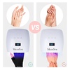 image:imageMelodySusie UV Gloves for Gel Nail Lamp Professional UPF50 UV Protection Gloves for Manicures Nail Art Skin Care Fingerless Anti UV Glove Protect Hands from UV Harm PinkAblack