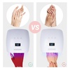 image:imageMelodySusie UV Gloves for Gel Nail Lamp Professional UPF50 UV Protection Gloves for Manicures Nail Art Skin Care Fingerless Anti UV Glove Protect Hands from UV Harm PinkRed
