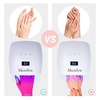 image:imageMelodySusie UV Gloves for Gel Nail Lamp Professional UPF50 UV Protection Gloves for Manicures Nail Art Skin Care Fingerless Anti UV Glove Protect Hands from UV Harm PinkBneon Pink